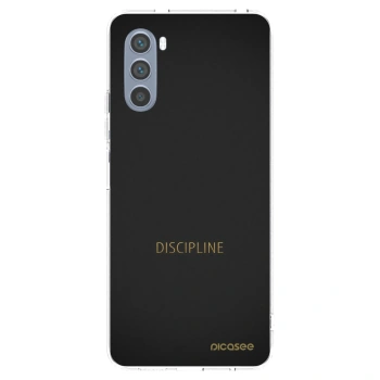 Picasee silikonový průhledný obal pro Motorola Moto G62 - Discipline
