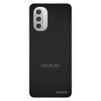 Picasee silikonový průhledný obal pro Motorola Moto G51 - Discipline