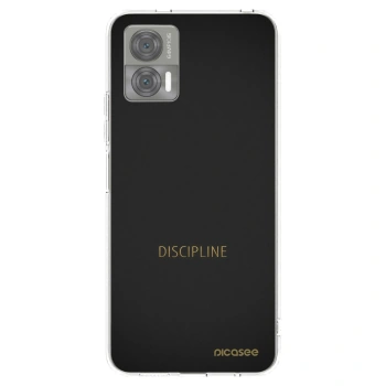 Picasee silikonový průhledný obal pro Motorola Edge 30 Neo - Discipline