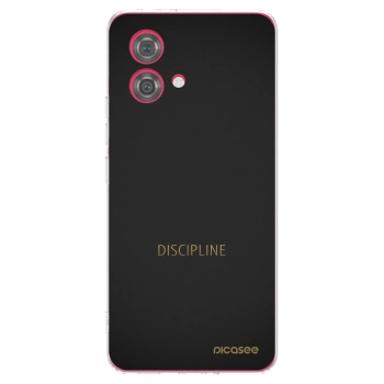 Picasee silikonový průhledný obal pro Motorola Moto G84 5G - Discipline