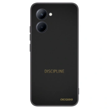 Picasee silikonový černý obal pro Realme C33 (2023) - Discipline
