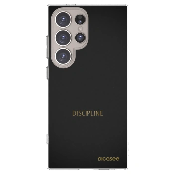 Picasee silikonový průhledný obal pro Samsung Galaxy S24 Ultra S928B 5G - Discipline