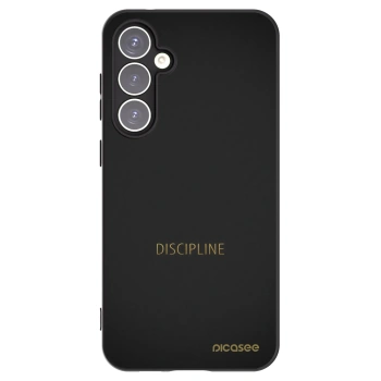 Picasee silikonový černý obal pro Samsung Galaxy S23 FE S711B - Discipline