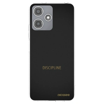Picasee silikonový průhledný obal pro Xiaomi Redmi 12 5G - Discipline