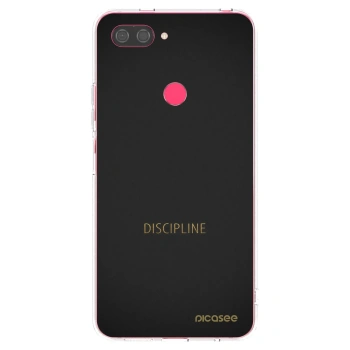 Picasee silikonový průhledný obal pro Xiaomi Mi 8 Lite - Discipline