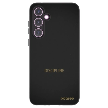 Picasee silikonový černý obal pro Samsung Galaxy A35 5G A356B - Discipline