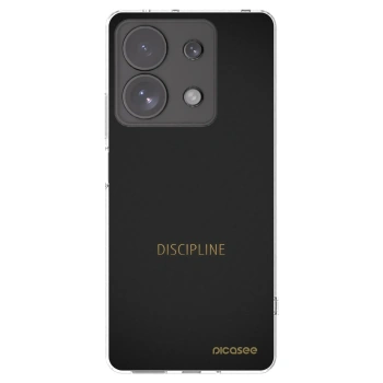 Picasee silikonový průhledný obal pro Xiaomi Redmi Note 13 Pro 4G - Discipline
