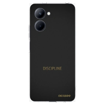 Picasee silikonový průhledný obal pro Realme C33 (2023) - Discipline