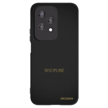 Picasee silikonový černý obal pro Honor 200 Lite - Discipline