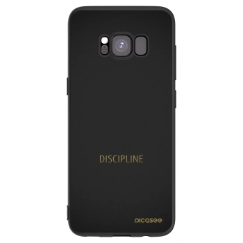 Picasee silikonový černý obal pro Samsung Galaxy S8 G950F - Discipline