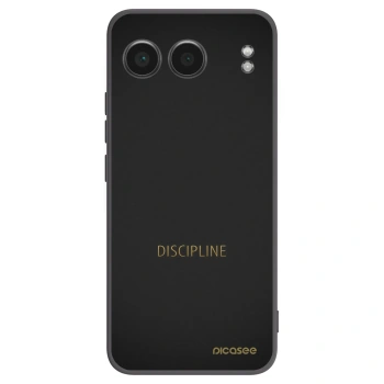 Picasee silikonový černý obal pro OnePlus Nord 4 - Discipline