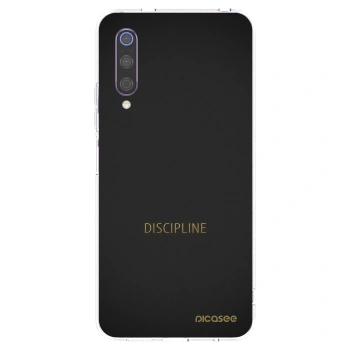 Picasee silikonový průhledný obal pro Xiaomi Mi 9 - Discipline