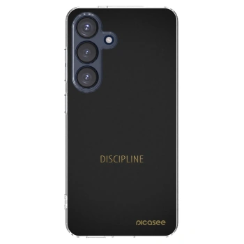 Picasee silikonový průhledný obal pro Samsung Galaxy S25 5G - Discipline