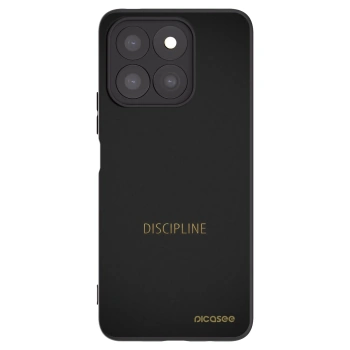 Picasee silikonový černý obal pro Honor X8c - Discipline