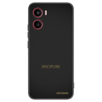Picasee silikonový černý obal pro Motorola Moto G05 - Discipline