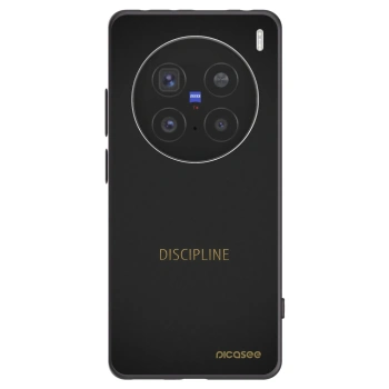 Picasee silikonový černý obal pro Vivo X200 Pro - Discipline