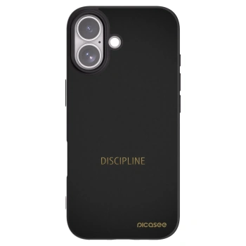 Picasee silikonový černý obal pro Apple iPhone 17 - Discipline