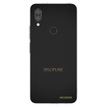 Picasee silikonový průhledný obal pro Xiaomi Redmi 7 - Discipline