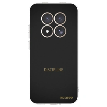 Picasee silikonový průhledný obal pro Xiaomi Redmi Note 15 Pro 4G - Discipline