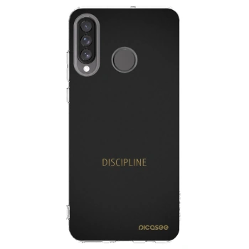 Picasee silikonový průhledný obal pro Huawei P30 Lite - Discipline