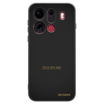 Picasee silikonový černý obal pro OPPO Find X9 Pro - Discipline