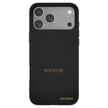 Picasee silikonový černý obal pro Apple iPhone 18 Pro Max - Discipline