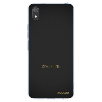 Picasee silikonový průhledný obal pro Xiaomi Redmi 7A - Discipline