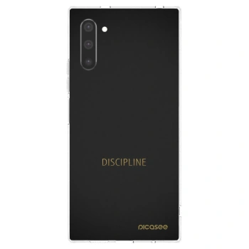 Picasee silikonový průhledný obal pro Samsung Galaxy Note 10 N970F - Discipline