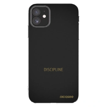 Picasee silikonový průhledný obal pro Apple iPhone 11 - Discipline