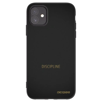 Picasee silikonový černý obal pro Apple iPhone 11 - Discipline