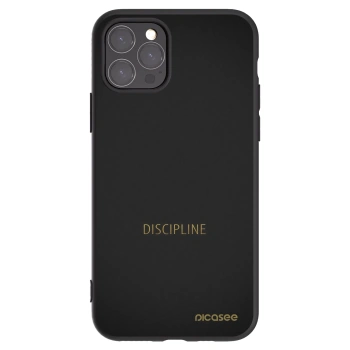 Picasee silikonový černý obal pro Apple iPhone 11 Pro - Discipline
