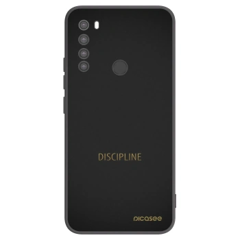 Picasee silikonový černý obal pro Xiaomi Redmi Note 8 - Discipline