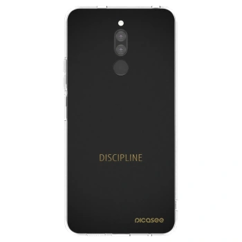 Picasee silikonový průhledný obal pro Xiaomi Redmi 8 - Discipline