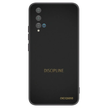 Picasee silikonový černý obal pro Huawei Nova 5T - Discipline
