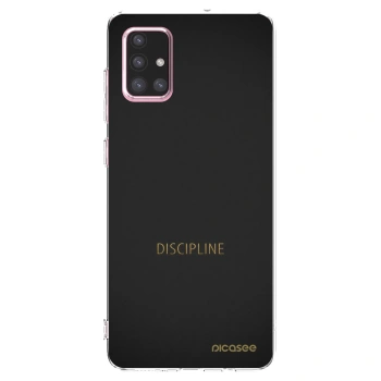 Picasee silikonový průhledný obal pro Samsung Galaxy A71 A715F - Discipline
