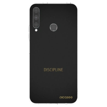 Picasee silikonový průhledný obal pro Huawei P40 Lite E - Discipline