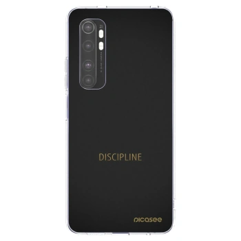 Picasee silikonový průhledný obal pro Xiaomi Mi Note 10 Lite - Discipline