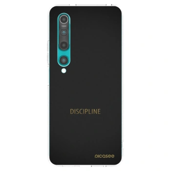 Picasee silikonový průhledný obal pro Xiaomi Mi 10 - Discipline