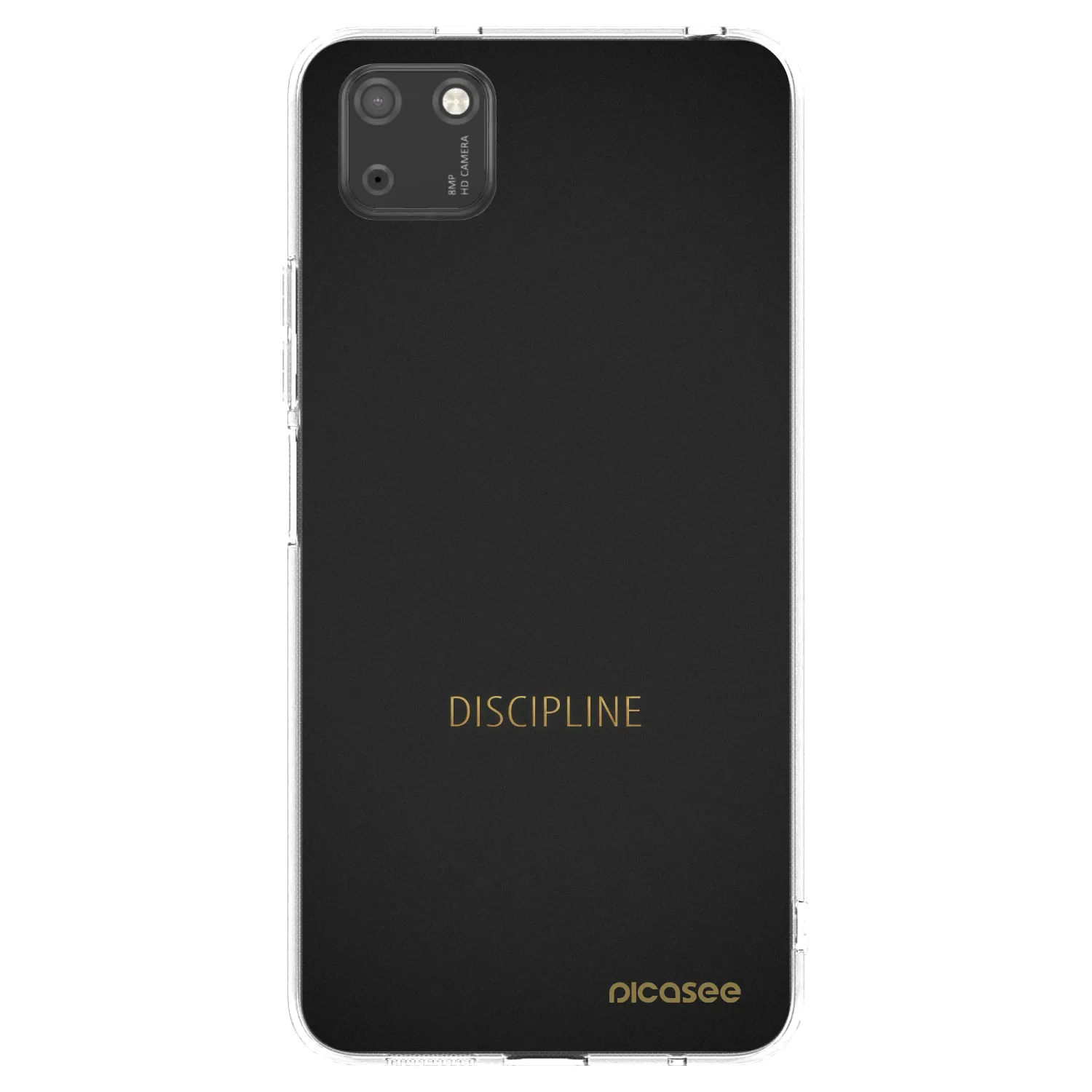 Picasee silikonový průhledný obal pro Huawei Y5P - Discipline