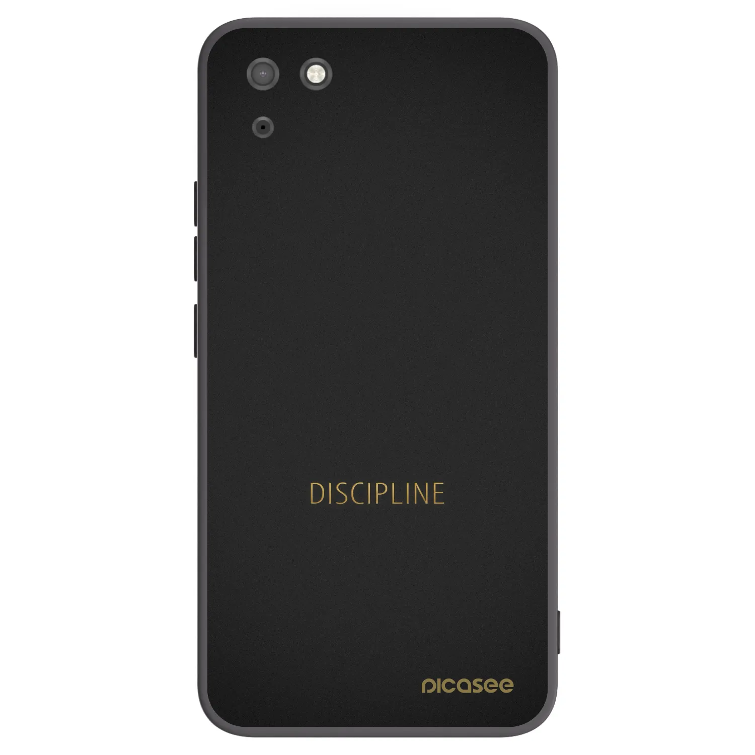 Picasee silikonový černý obal pro Huawei Y5P - Discipline