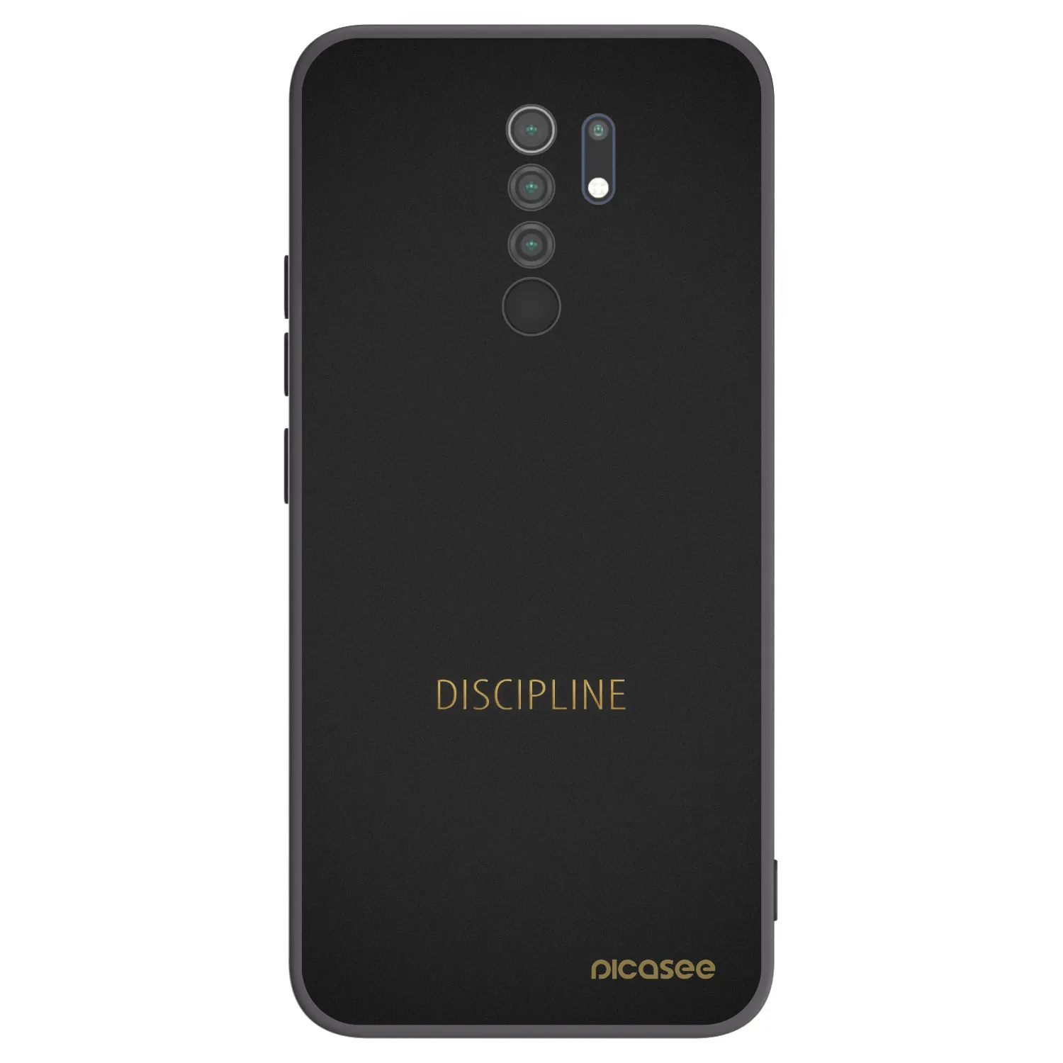 Picasee silikonový černý obal pro Xiaomi Redmi 9 - Discipline