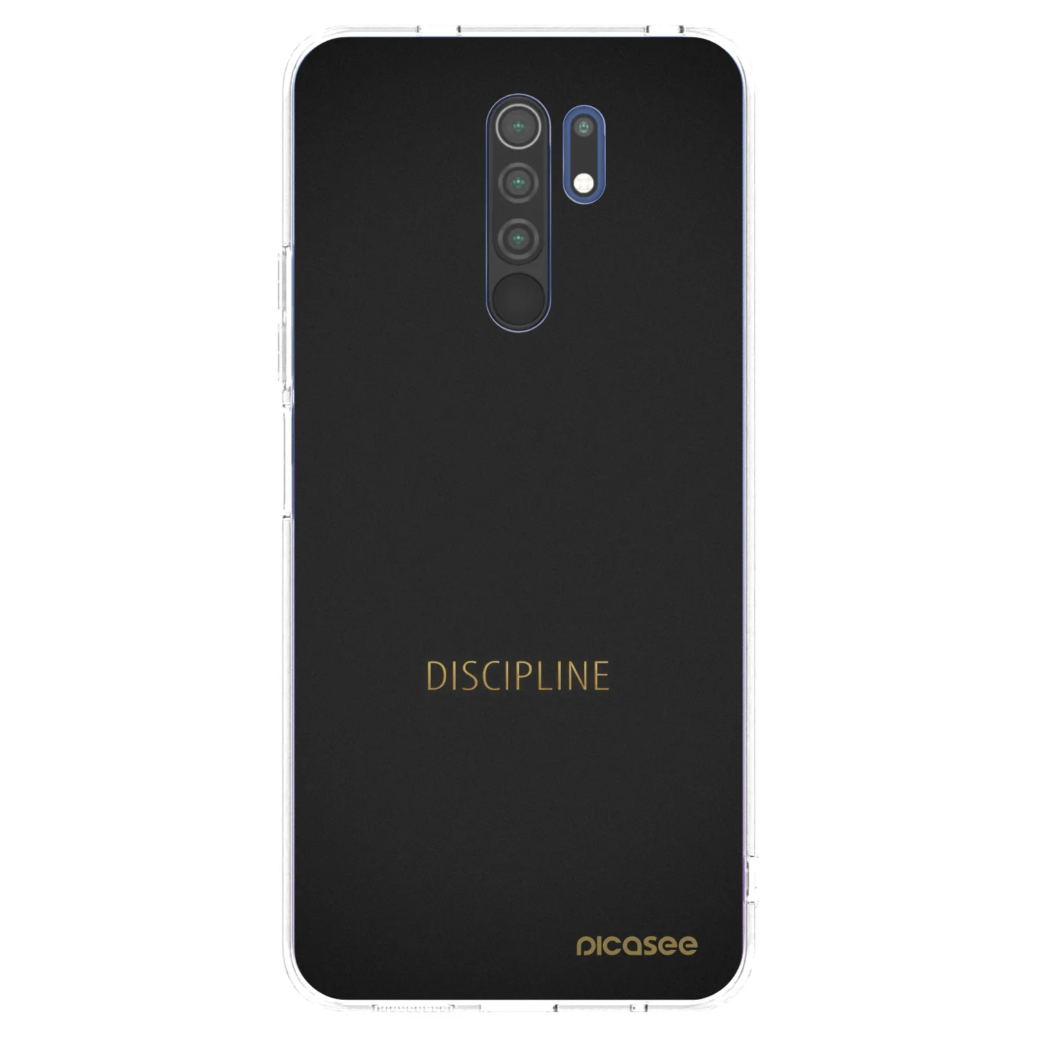 Picasee silikonový průhledný obal pro Xiaomi Redmi 9 - Discipline