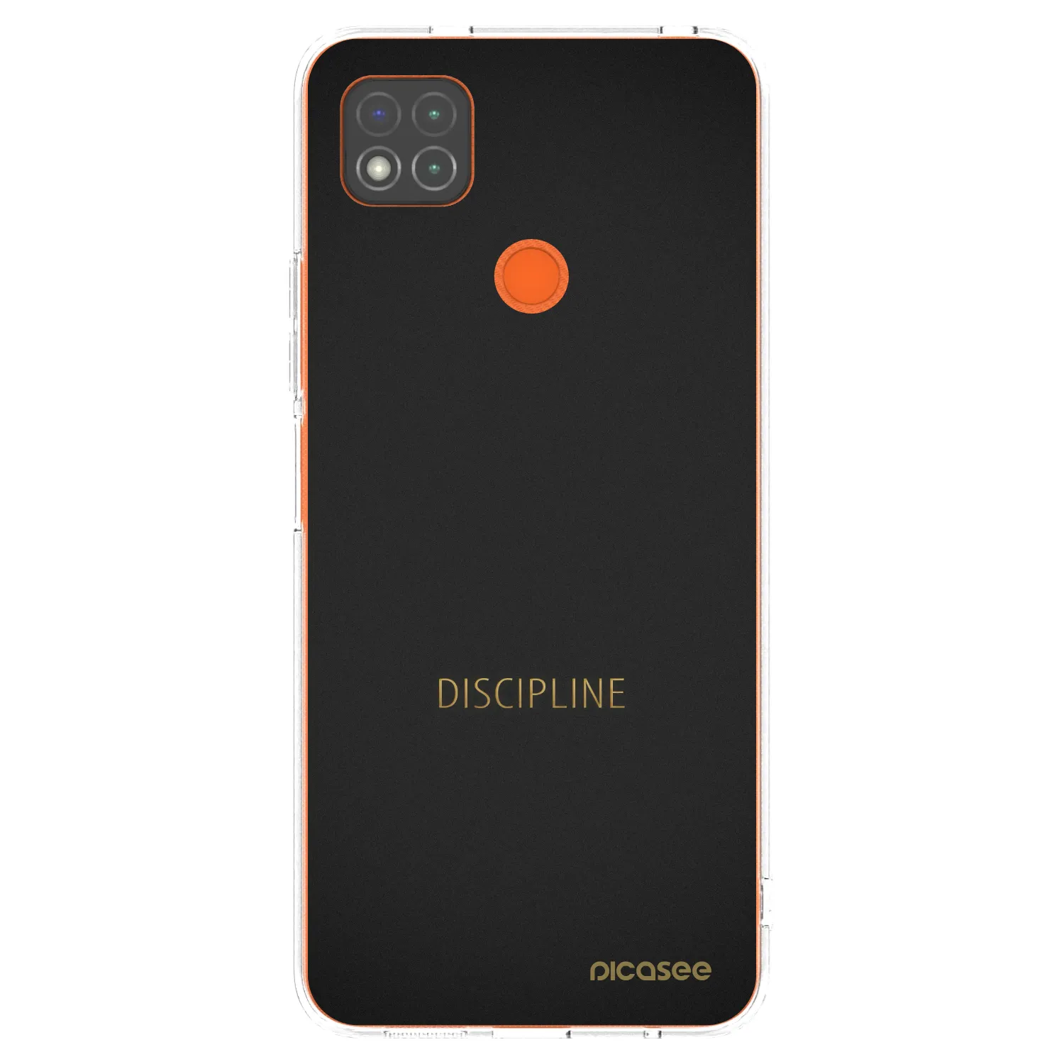 Picasee silikonový průhledný obal pro Xiaomi Redmi 9C - Discipline