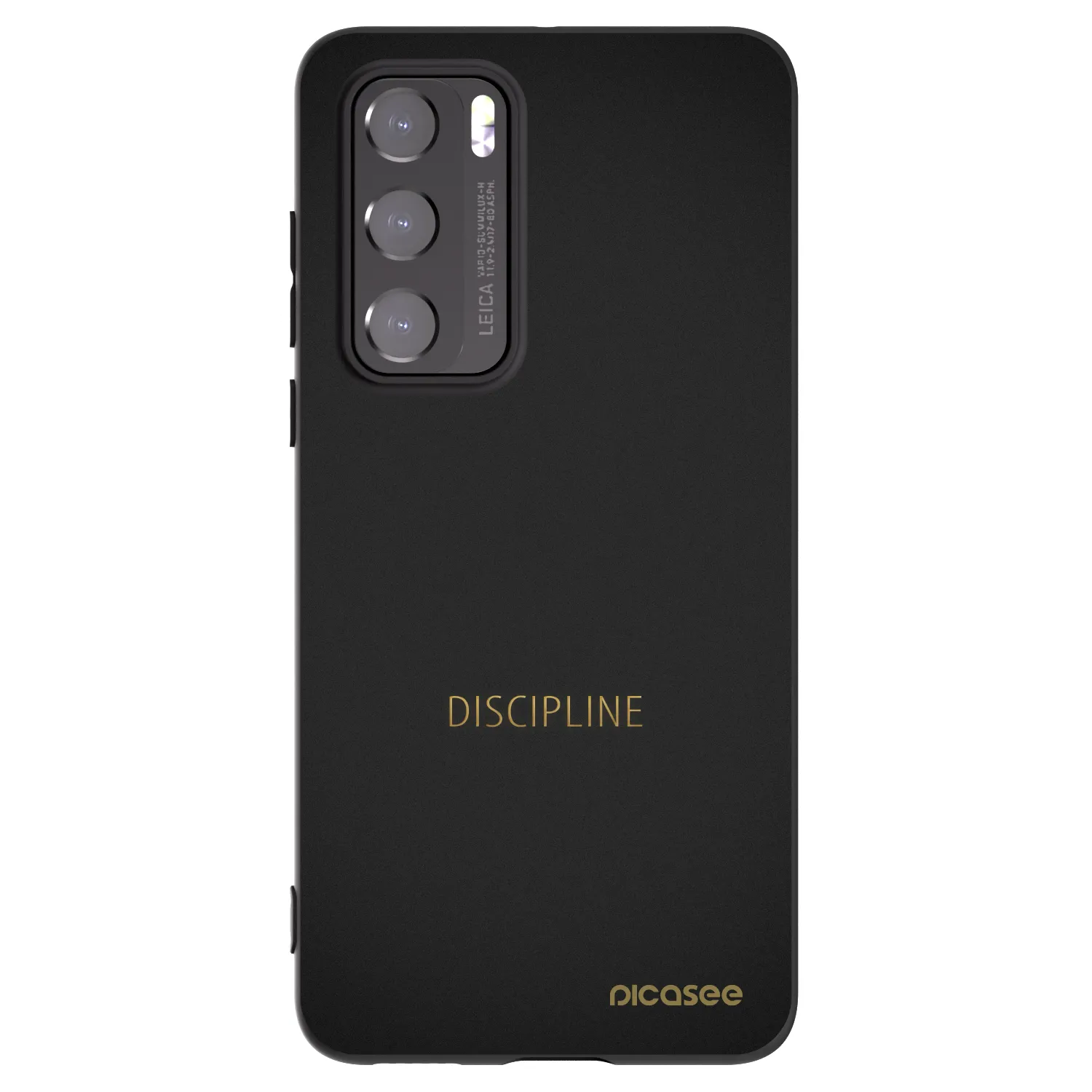 Picasee silikonový černý obal pro Huawei P40 - Discipline