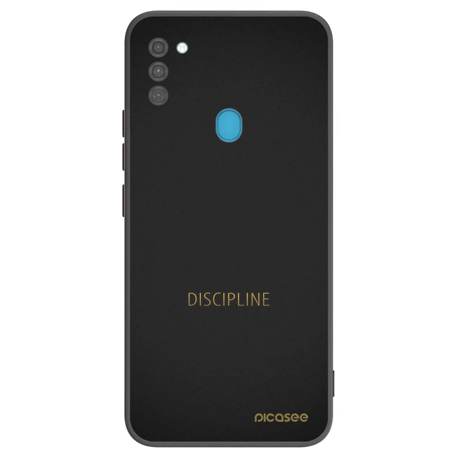 Picasee silikonový černý obal pro Samsung Galaxy M11 - Discipline