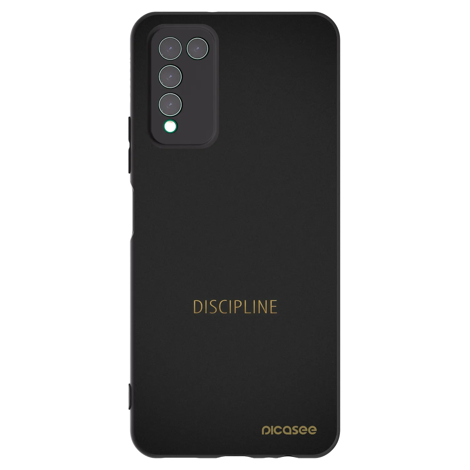 Picasee silikonový černý obal pro Honor 10X Lite - Discipline