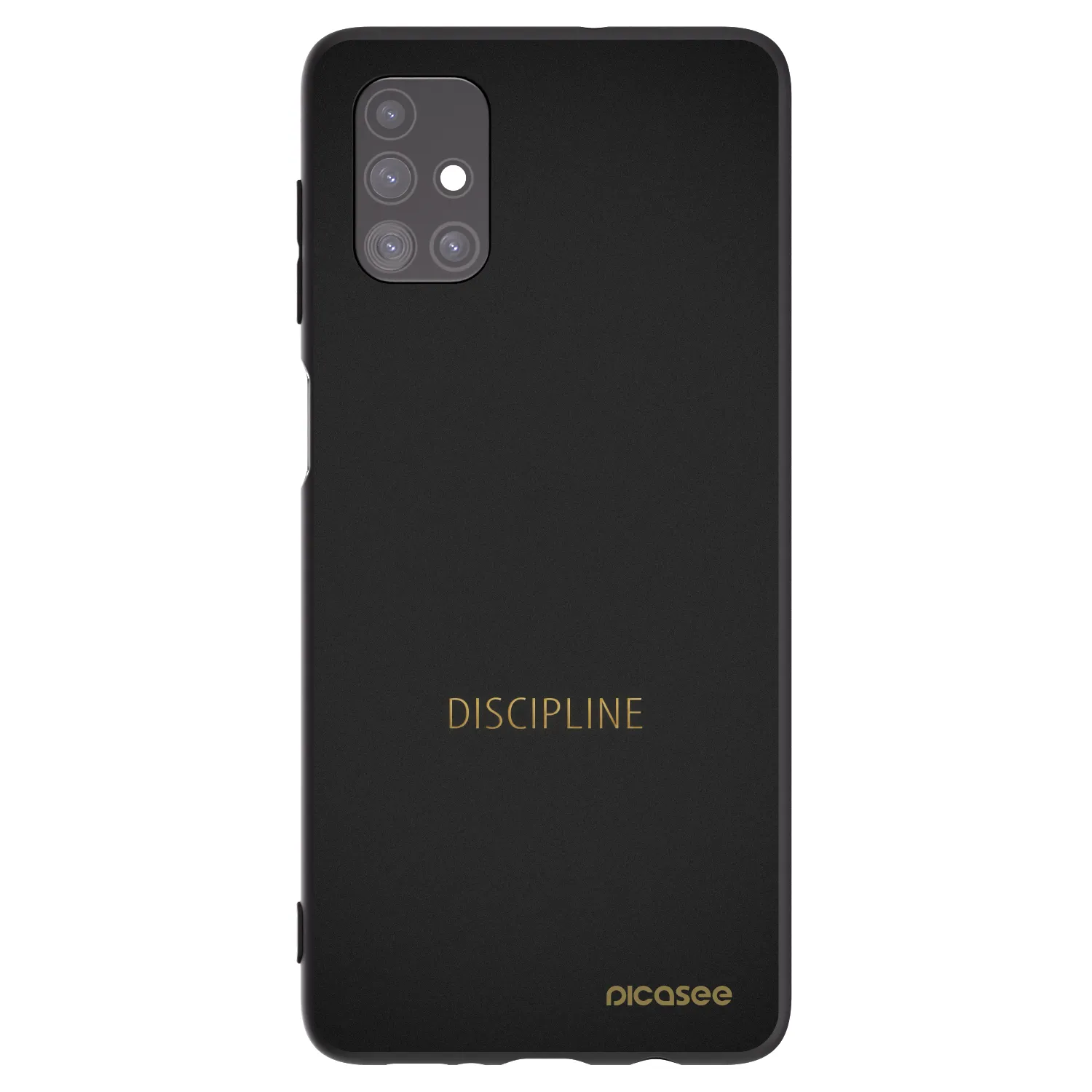 Picasee silikonový černý obal pro Samsung Galaxy M51 M515F - Discipline