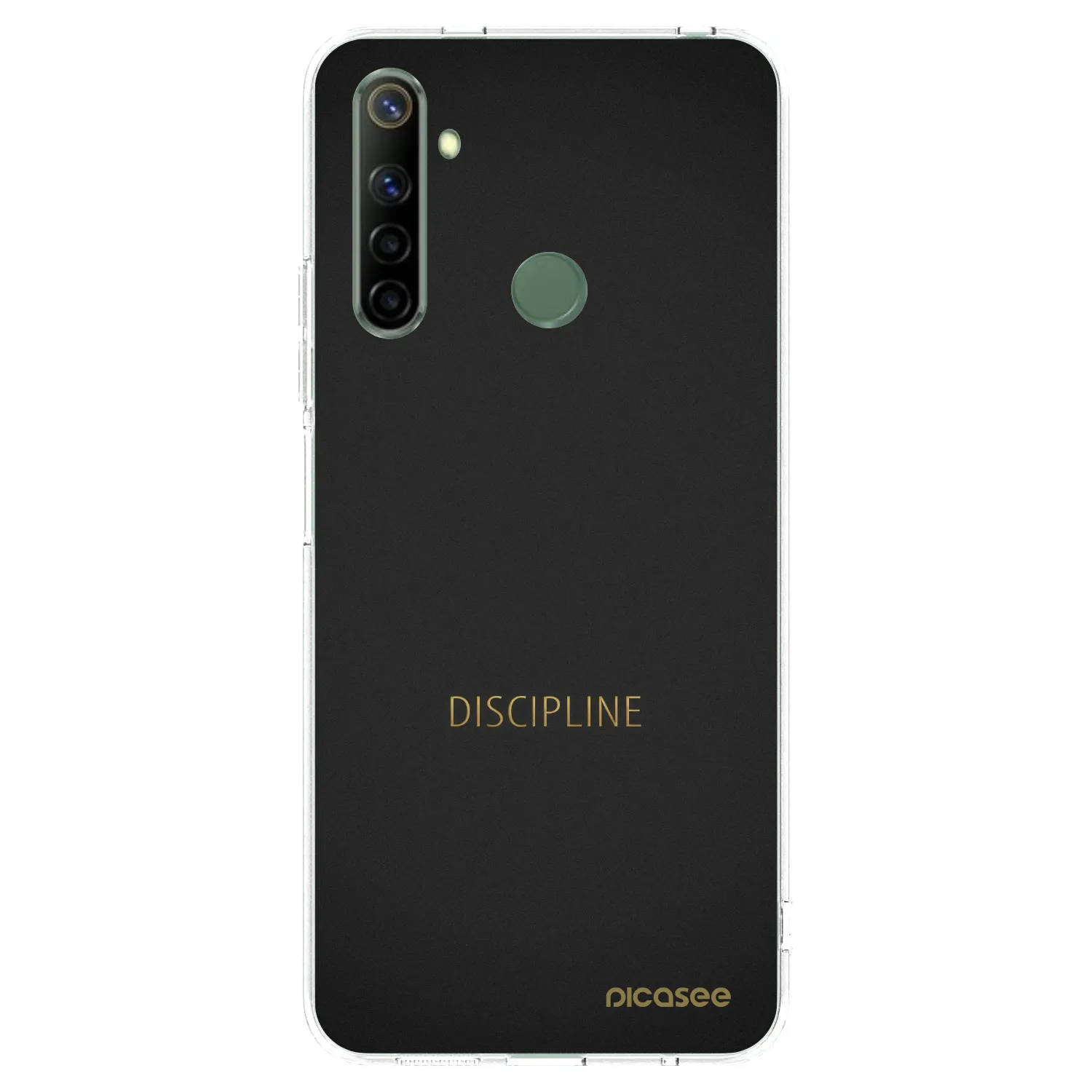 Picasee silikonový průhledný obal pro Realme 6i - Discipline