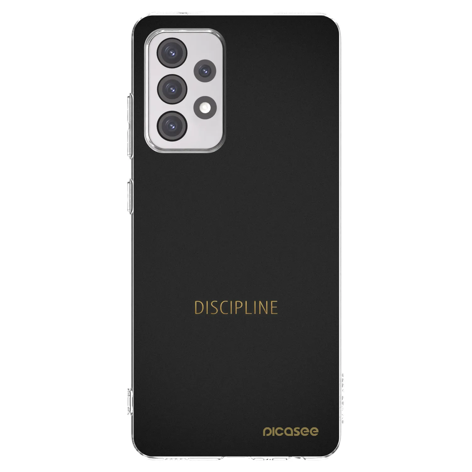 Picasee silikonový průhledný obal pro Samsung Galaxy A52 5G A525F - Discipline