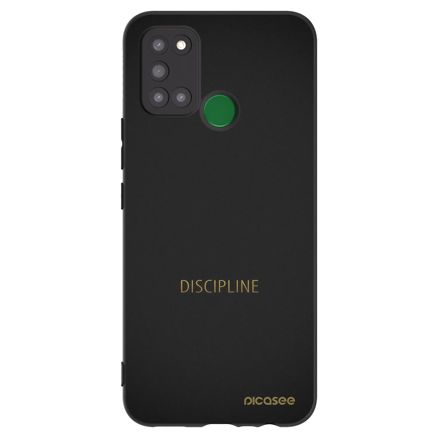 Picasee silikonový černý obal pro Realme 7i - Discipline